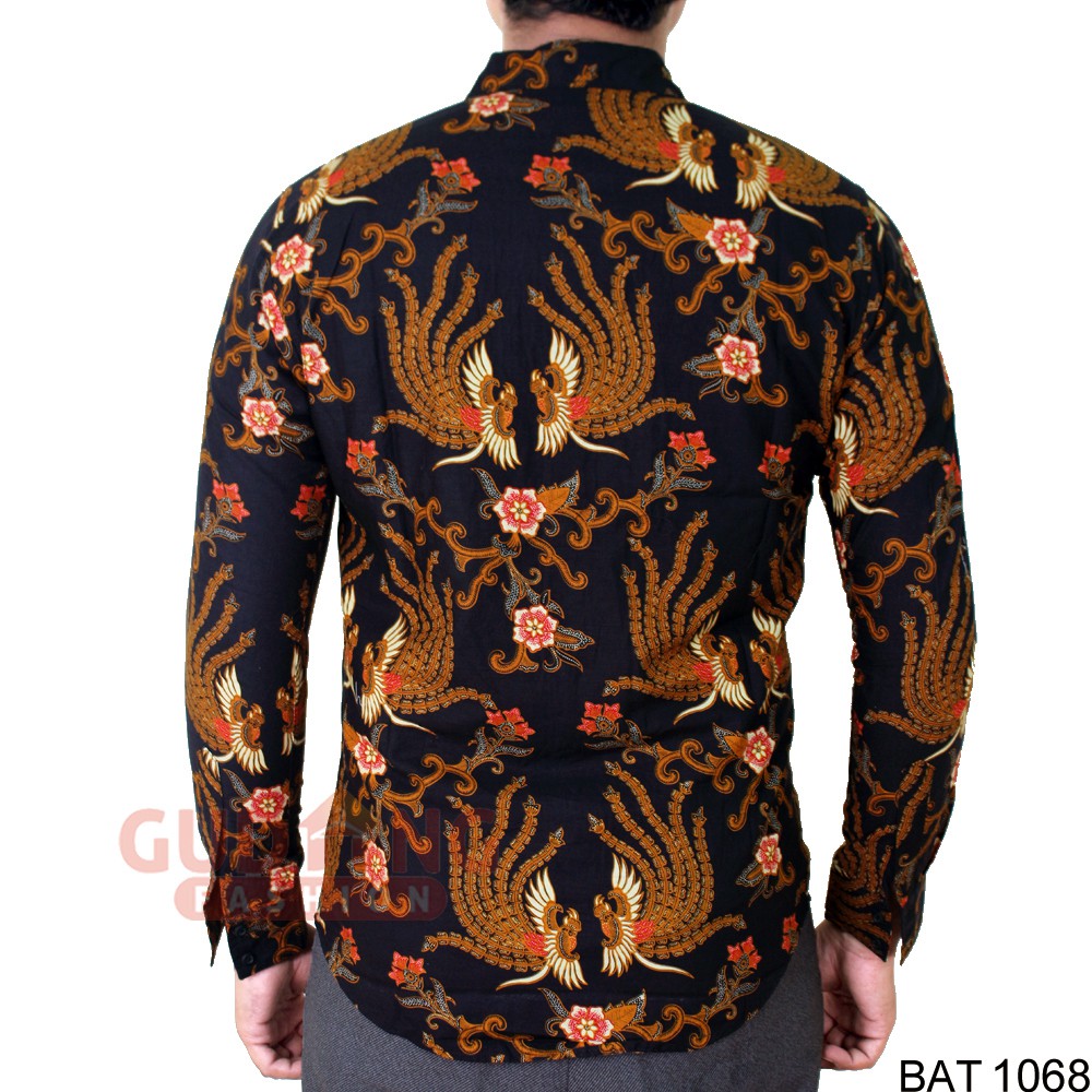 Batik Slim Fit Panjang Pria Keren - BAT 1068