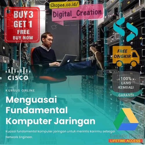 Kursus Menguasai Fundamental Komputer Jaringan - Coding Studio | Full Update | Network Engineer | Cisco CCNA