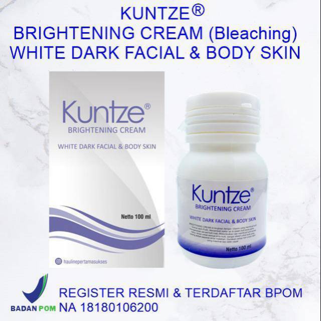 BRIGHTENING CREAM KUNTZE WHITE FACIAL N BODY SKIN