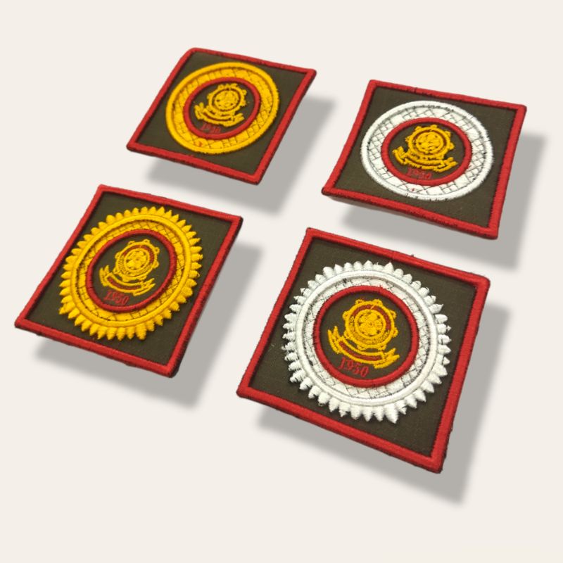 BORDIR TANJAB POL PP BAHAN LUSTER TIMBUL TANDA JABATAN PDL POL PP