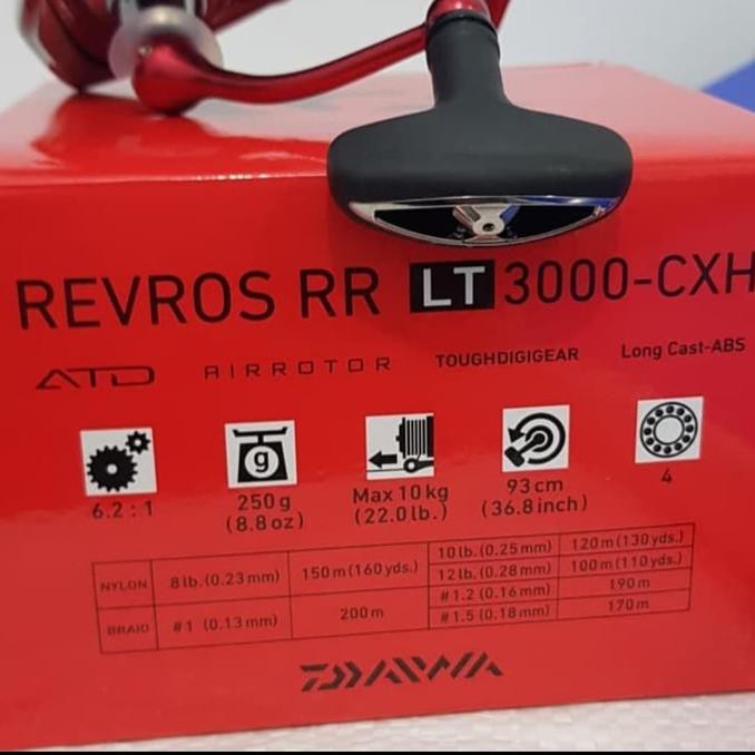 Cantik Reel Daiwa Revros Rr 1000 2500 3000 Promo