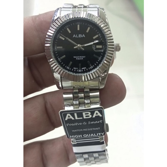 Jam Tangan Wanita   | Jam Alba Rantai Date Aktif