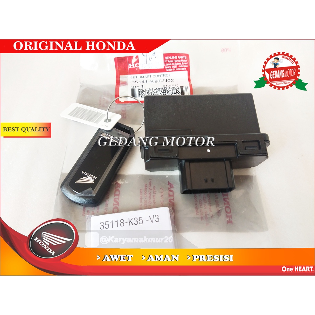 SMART CONTROL UNIT SET SCU PCX 150 ORI AHM 35141-K97-N02