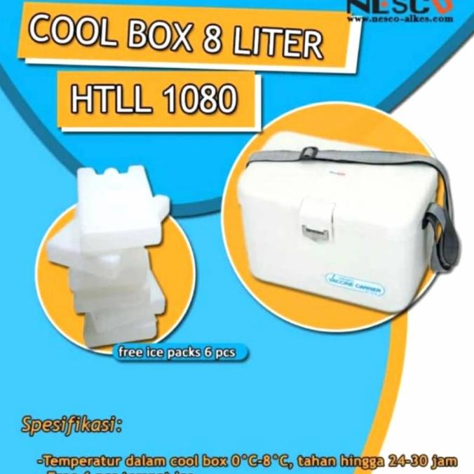 Vaccine Carrier Nesco 8L Cool Box Vaksin