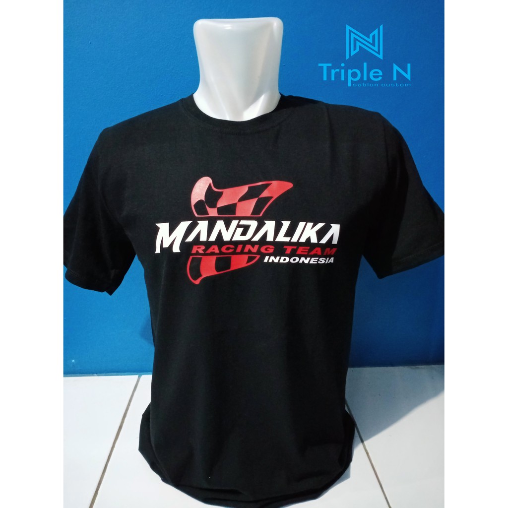 Kaos Baju Moto GP MANDALIKA Logo T-shirt Motor