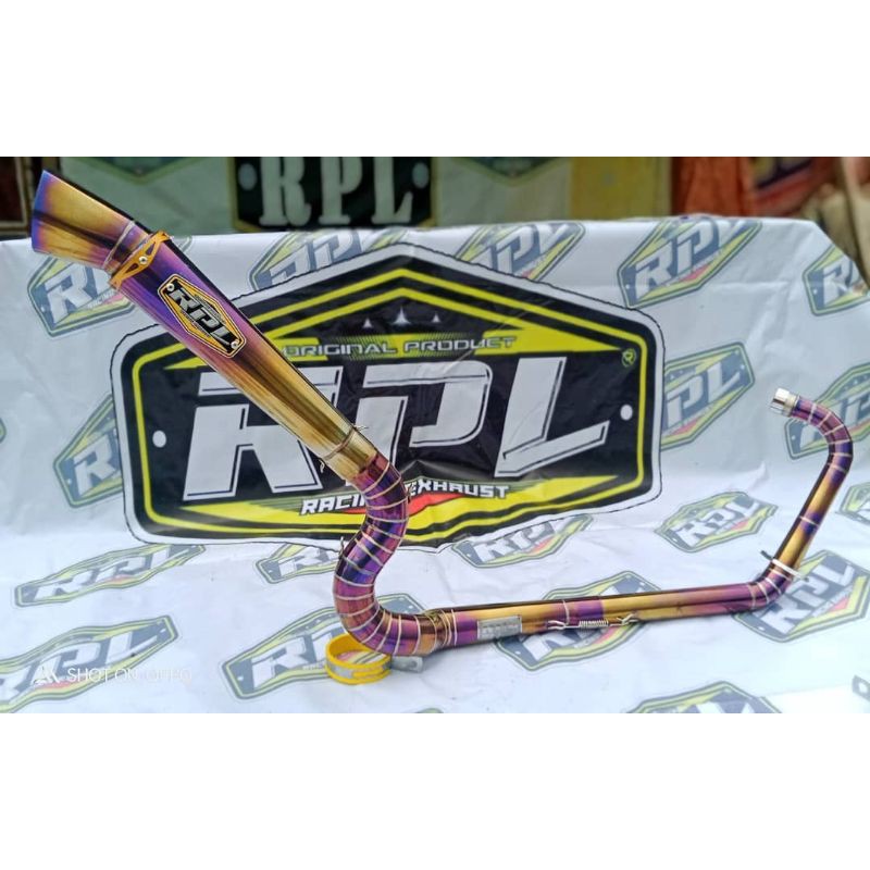 Knalpot kanan kobra non step vixion, Cbr, r15, dll