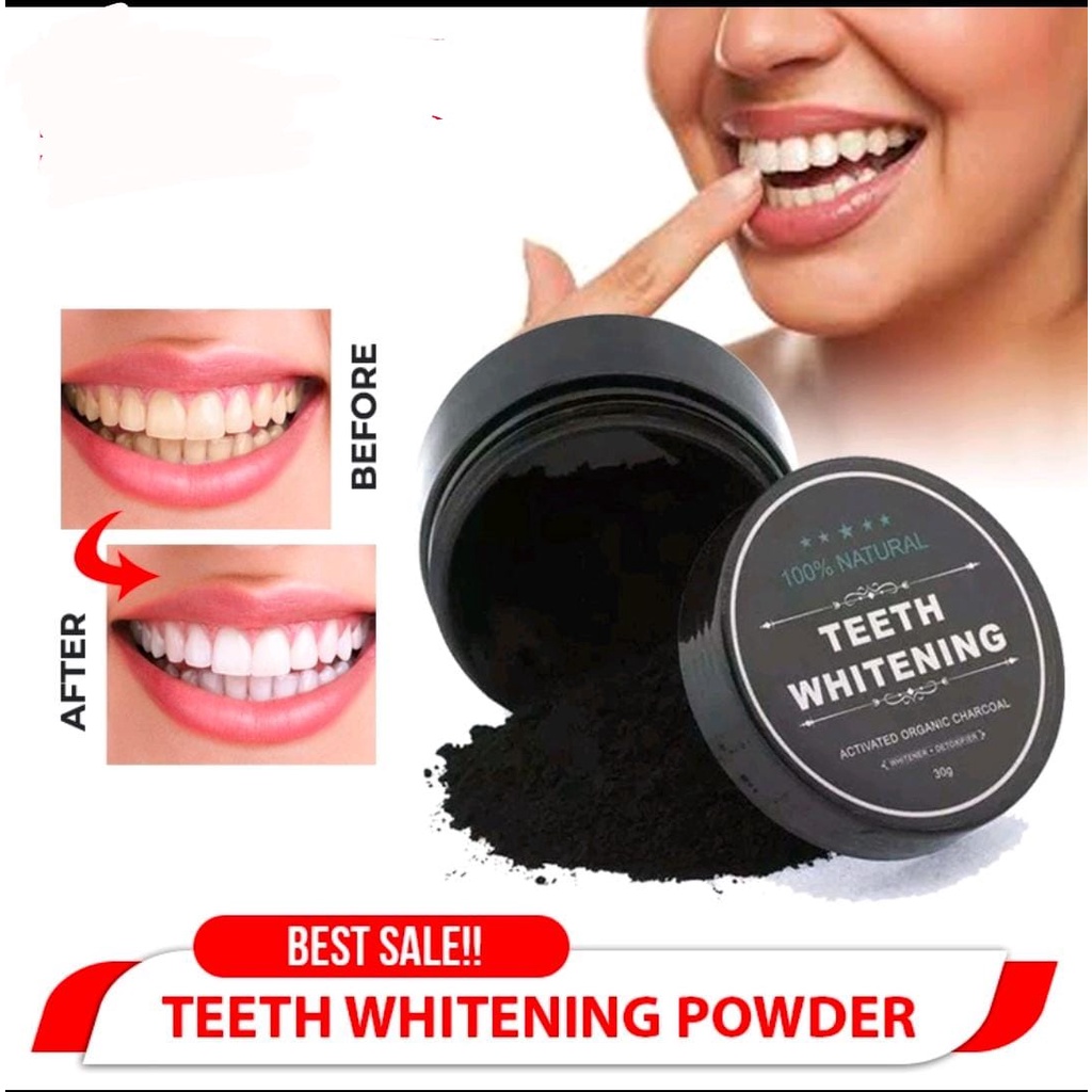 [TERMURAH] Teeth Whitening Charcoal Ori Activated