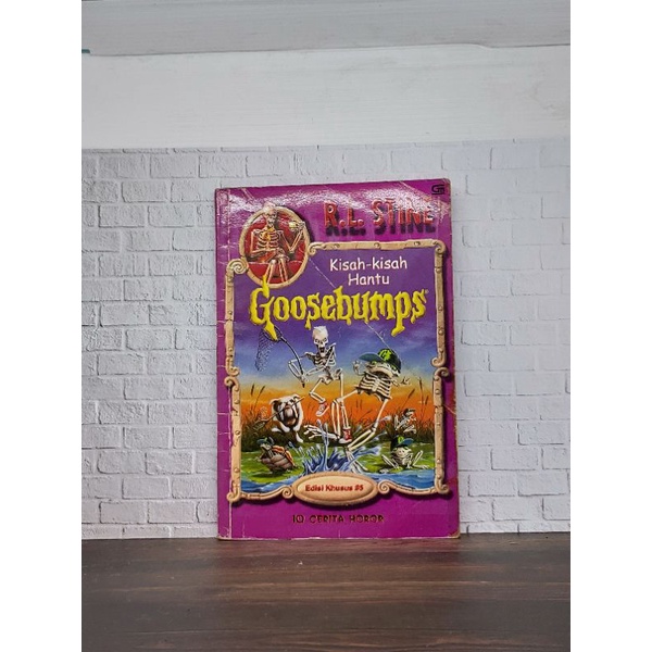 novel goosebumps RL Stine cetakan lama