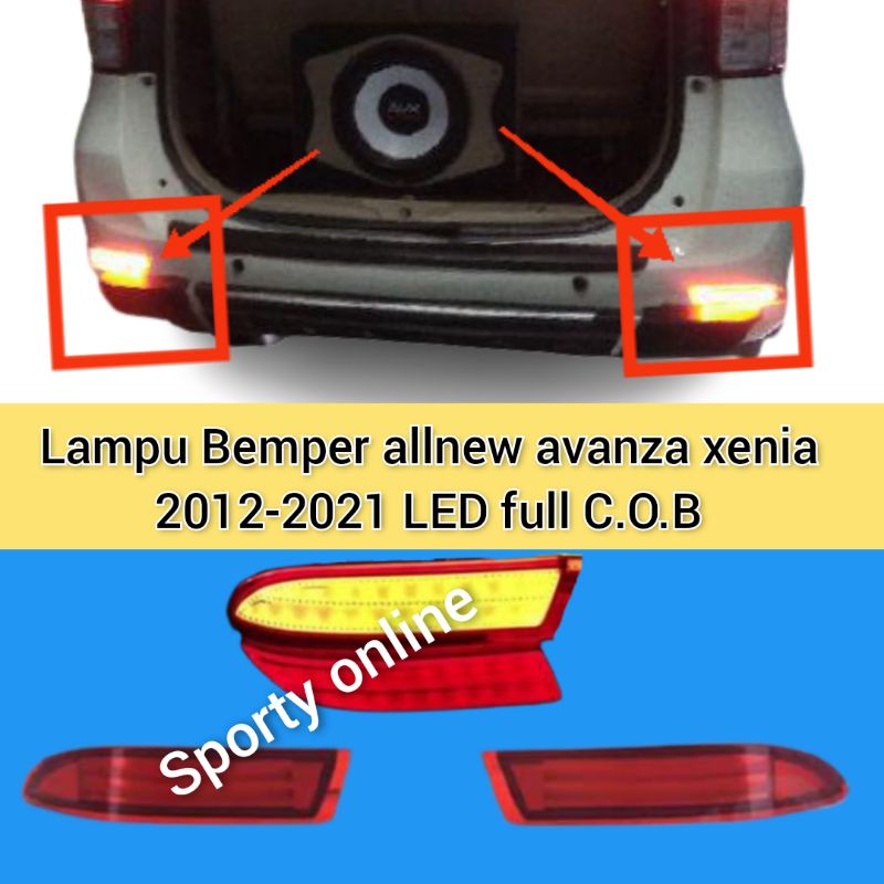 Lampu bemper reflektor allnew avanza xenia ,grand avanza xenia L.ED C.O.B  Full