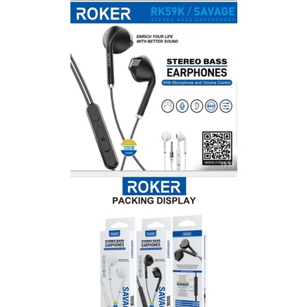 HANDSFREE ROKER SAVAGE RK59K ORIGINAL