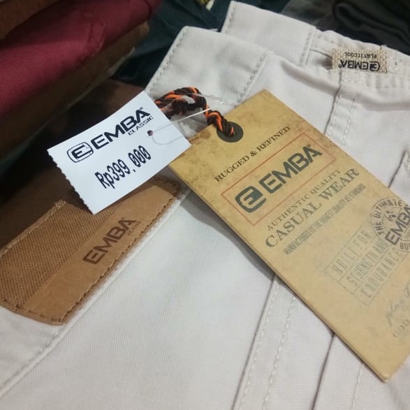 [PAKET PROMO CUCI GUDANG UGAL-UGALAN] CELANA PANJANG CHINO EMBA ORIGINAL CLEARANCE SALE