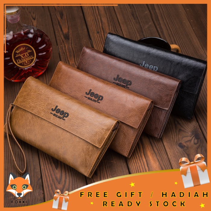 Foxxi - Dompet Clutch Jeep Buluo / Handbag / Classic Leather Jeep Buluo Wallet