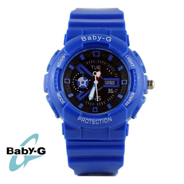 [PA] Jam Tangan G BGA-110 B666 RUBBER LORENG / GK025