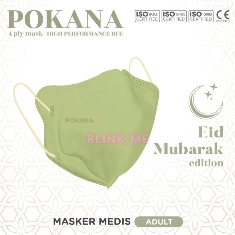 Masker Pokana  4 Ply Edisi Idul Fitri