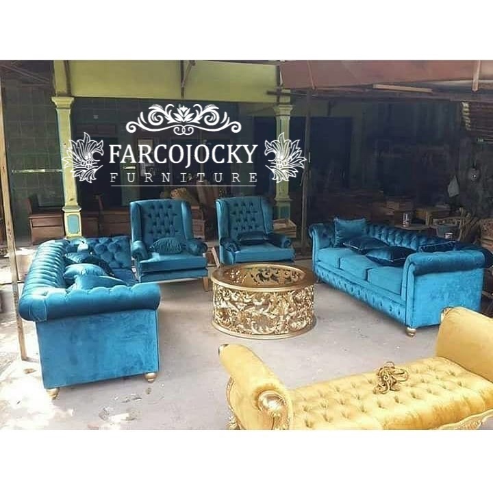 kursi tamu minimalis mewah - kursi tamu mewah - kursi tamu shabby - kursi shabby