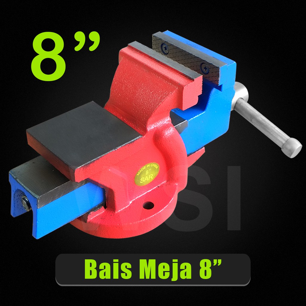 Bais Meja 8&quot; | Fixed Bench Vice  0 Ulasan