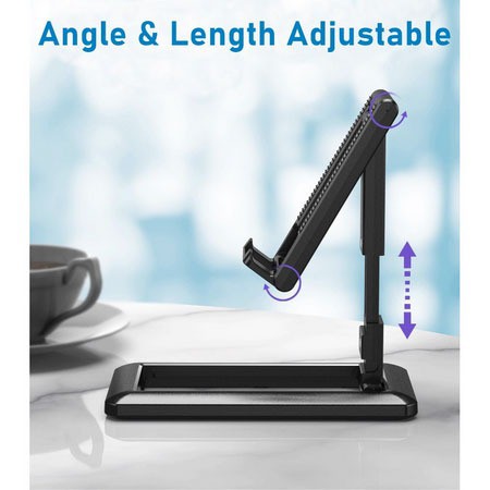 Foldable Mobile Phone Desktop Stand Bracket Holder Stand Hp - khusus buat HP kecil - Tidak untuk Tab HD28
