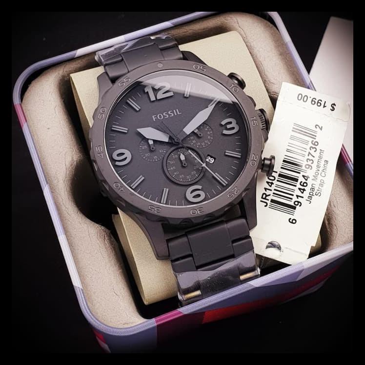 Indh Jam Tangan Pria Fossil Original JR1401 / Jam Tangan Fossil JR-1410 ORI NEW Kode 136