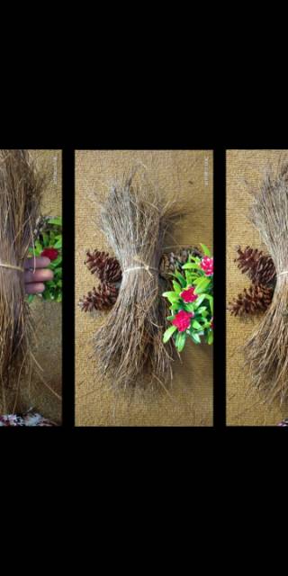 (5 Gratis 1) Daun Pinus Kering Pinecones Sarang Burung Birdnest Rustic Dekor Property Photo