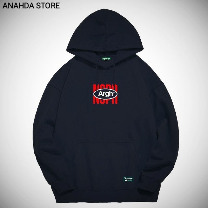 arghinspire pullover jaket hoodie sweater new black ready on stock