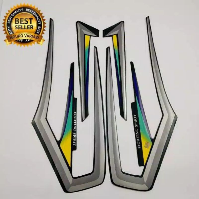 Lis stiker striping RX king 2001 hijau