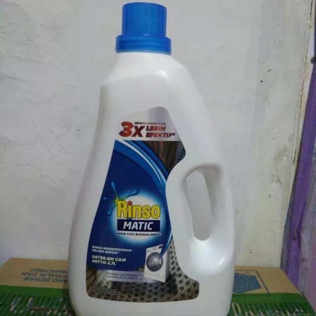 Rinso Matic Cair Front Load Front Loading Botol Bukaan Depan 2.7L 2,7L