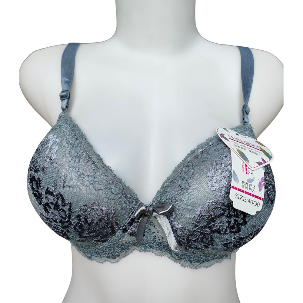 Bra Jumbo Kawat 36-42 Cup B Besar / BH Busa Tebal / Push Up Bra / BH Brukat Yasimei 5805