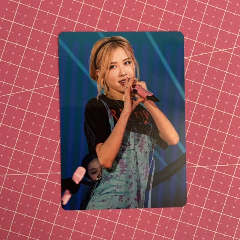 (booked) blackpink rosé tokyo dome fukuoka photocard / pc