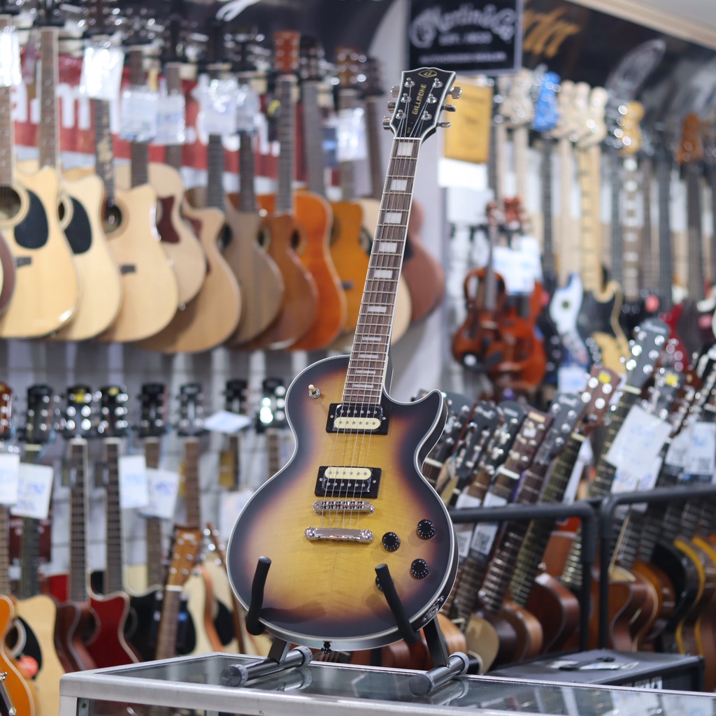 Gillmore GLP02DX Sunburst - Gitar Lespaul GLP-02-DX SB Les Paul