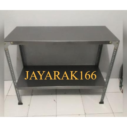 Rak besi 2 susun meja kompor