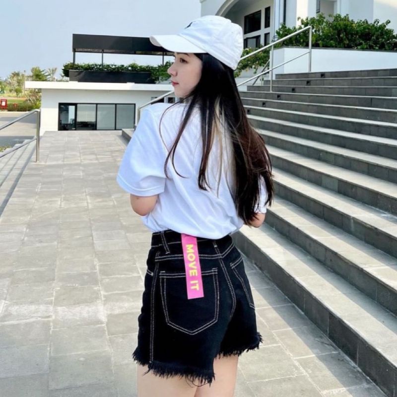 celana wanita  Terlaris Celana Wanita JINISO - Fuji Hotpants Jeans 224 - 234 MOVE IT Original
 (D3D5