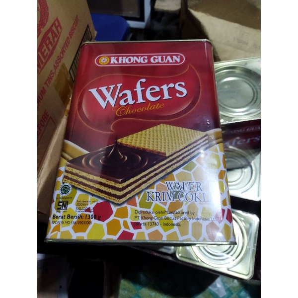 Khong guan wafer 1300gr khong guan wafer coklat besar khong guan wafer chocolate wafer khong guan kh