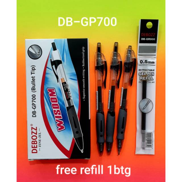 

(12+1pc) Bulpen gel DEBOZZ DB-700GP cetekan