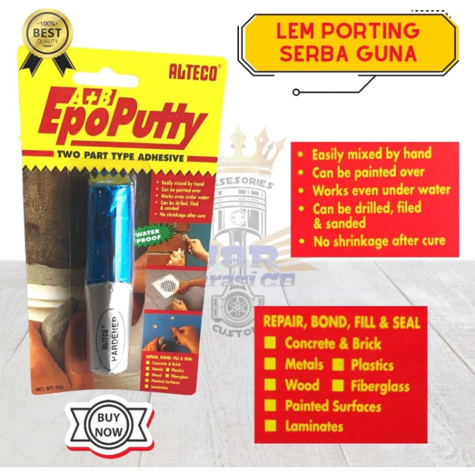 

Lem Alteco EPO PUTTY 50 Gram Lem serbaguna