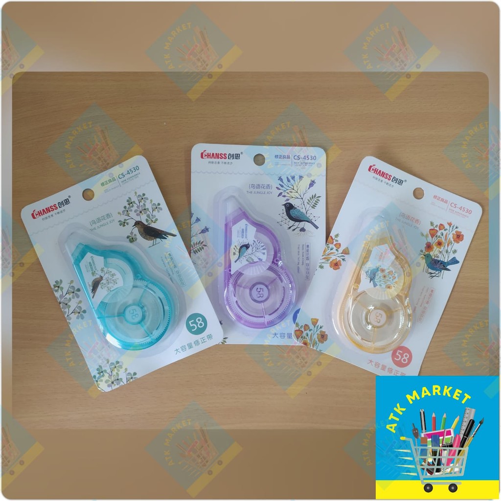 

TIP EX Kertas / Correction Tape Besar Karakter Animal CS4530