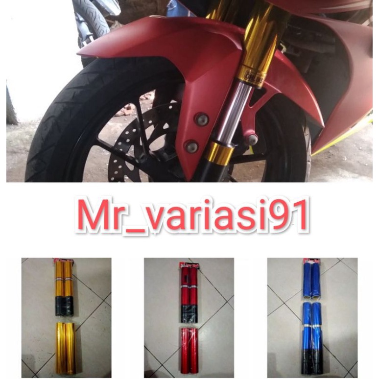 COVER SHOCK DEPAN YAMAHA R15 V2/V3 MODEL ATAS BAWAH