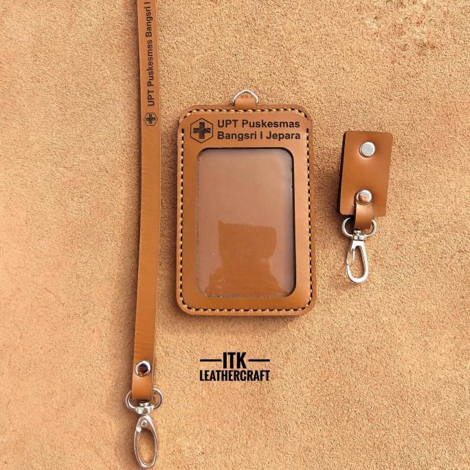 

[[COD]] nametag holder / nametag kulit / id card kulit / id card holder HEMAT Kode 513