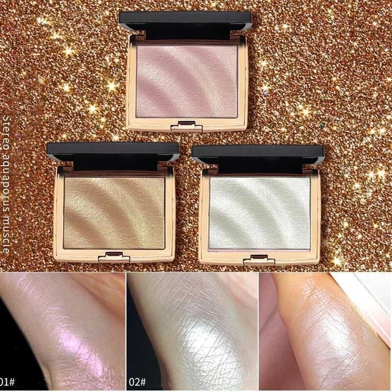 SHINE STAR - ORIGINAL HOJO Highlighter Pallette Waterproof Glitter Highlighter Powder Make up Shimmer Glitter Bronzer