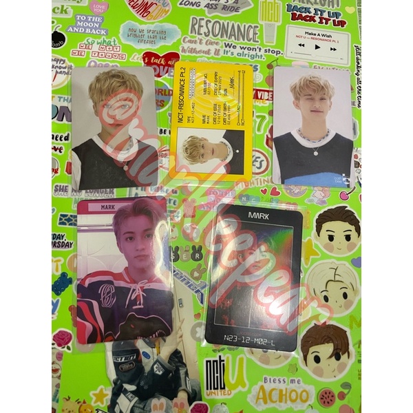 OFFICIAL PHOTOCARD PC MARK LEE NCT 2020 RESONANCE PT.2 127 DREAM DEPARTURE ARRIVAL ID CARD CASHBEE J