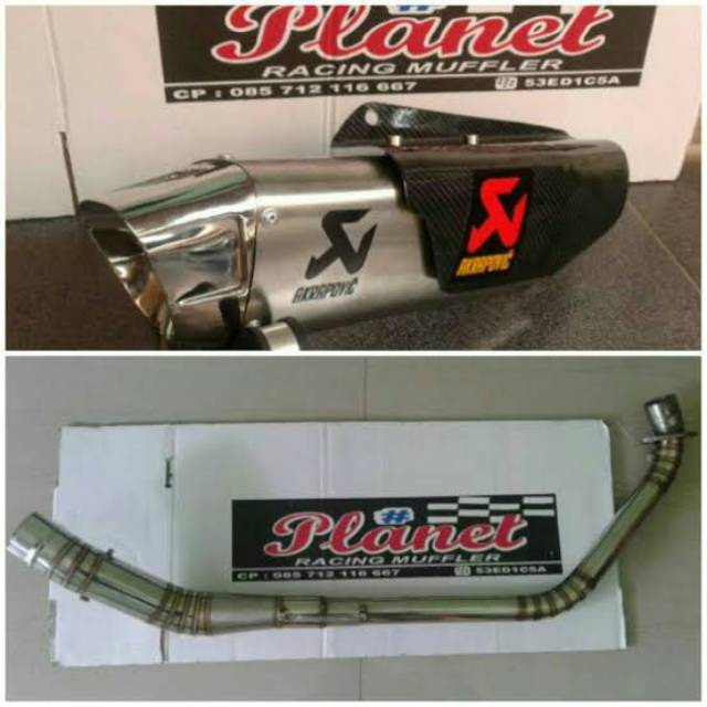 Akrapovic tameng aerox 155