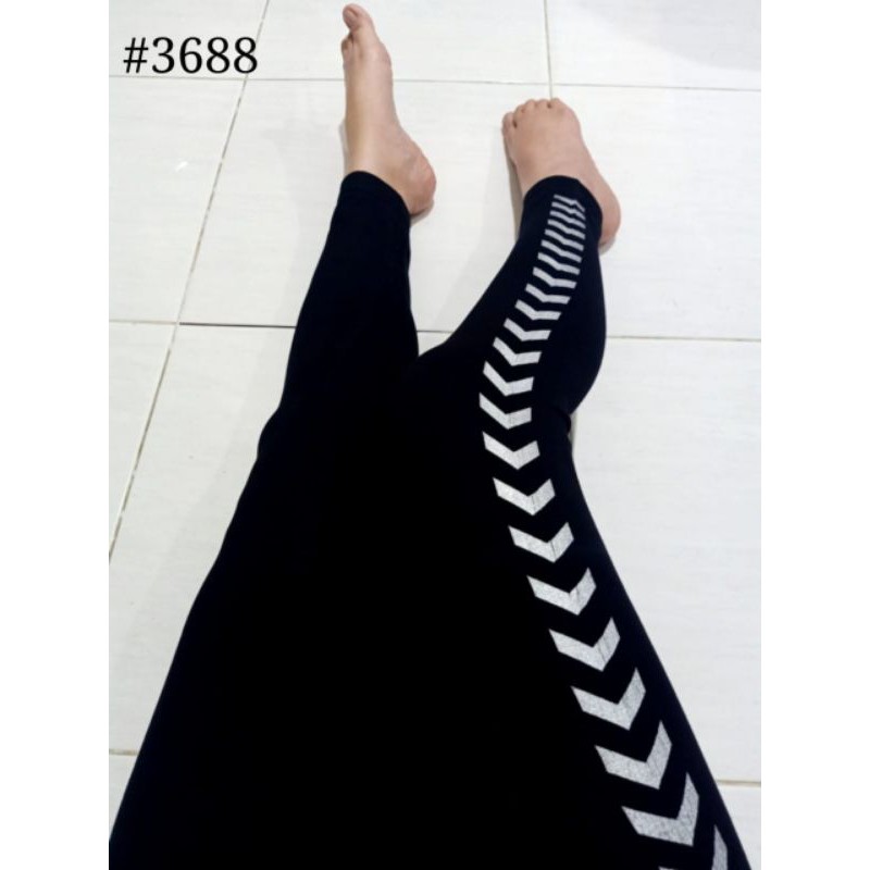 Elfashion Premium Legging Sport Panah Terbaru Tebal Real Pic