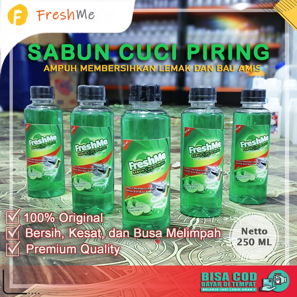 COD - Sabun Cuci Piring Freshme Pembersih NODA Piring dan BAU Amis Termurah