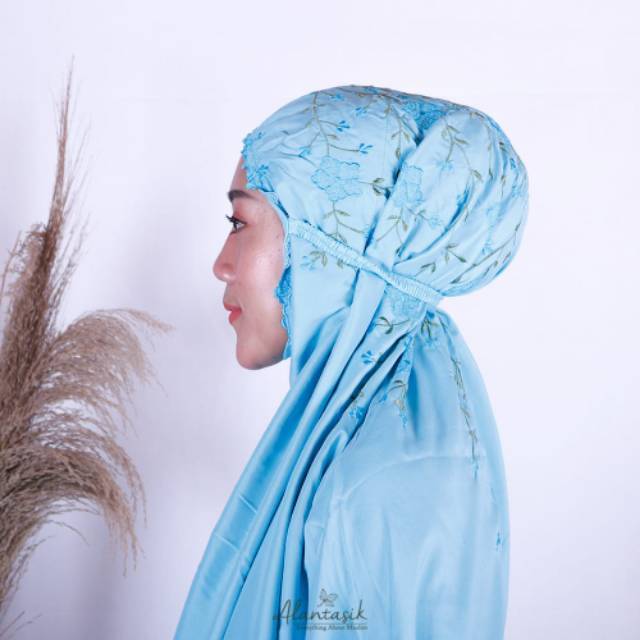 Alantasik - Mukena Bordir Handmade babby Silk azi R.20