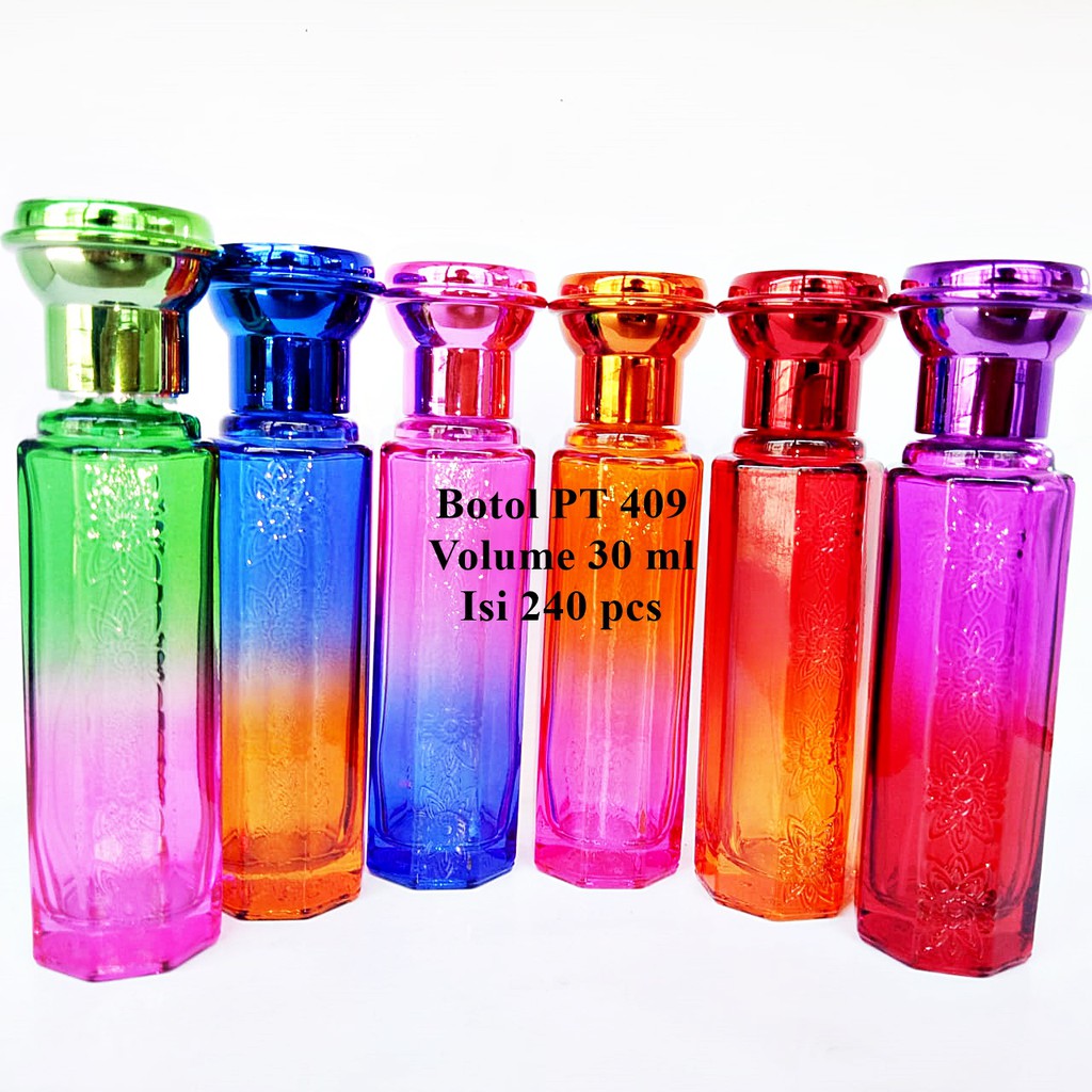 Botol Parfum Kosong Warna PT 409 30 ml lusinan