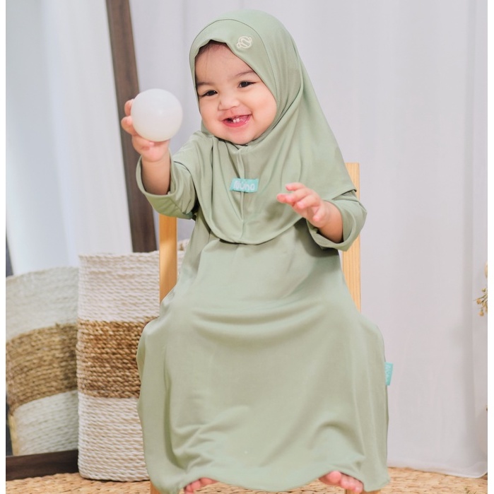 AISKA gamis bayi perempuan 0 6 bulan / gamis bayi perempuan cantik daily nuha