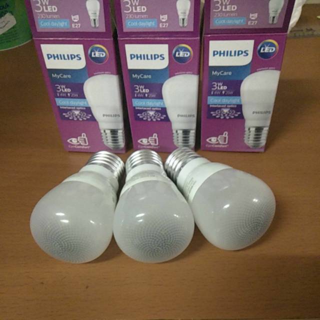 Lampu Led Philips 3w /3 Watt / 6w /6 Watt / 8w /8 Watt / 10w /10 Watt / 12w /12 Watt MyCare Bolam