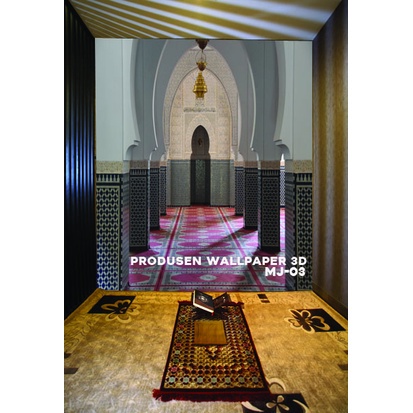 PRINTWALL, Wallpaper Musholla 3d Terbaru