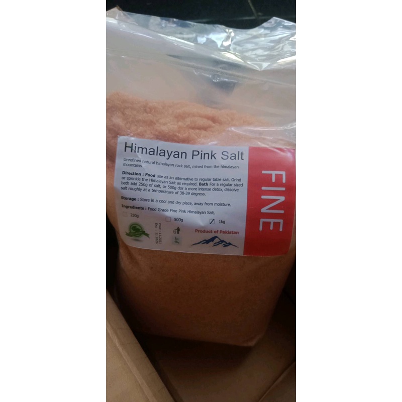 

PREMIUM - Himalayan Salt Mineral Tubuh 1Kg Garam Himalaya