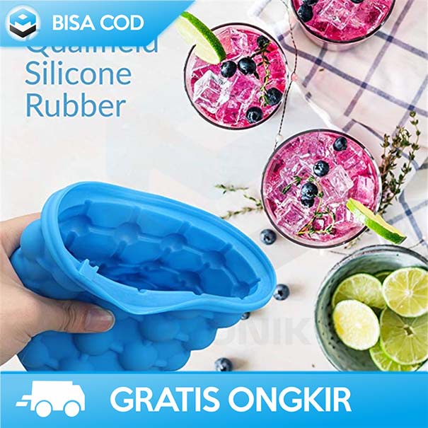 CETAKAN ES BATU BULAT SILLICONE MOLD 3D ICE GENIE C01 MURAH ORIGINAL