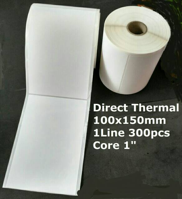 TERMURAH Kertas Label Direct Thermal 100mm X 150mm